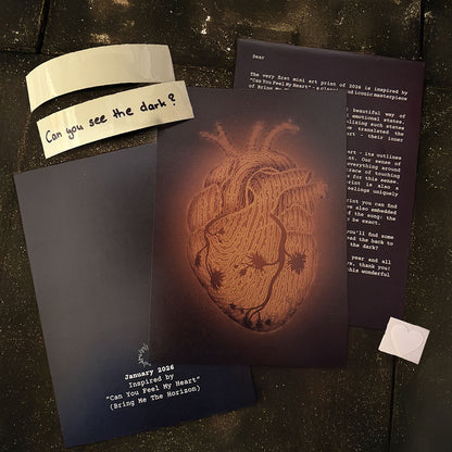 Can You Feel My Heart – Mini Print Letter (January 2026)